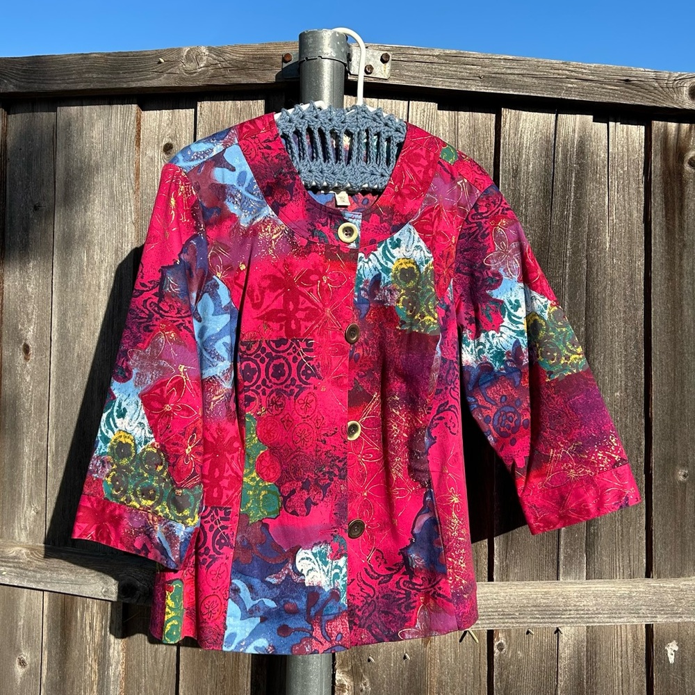 Coldwater Creek multi-colored jacket.